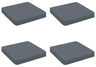 Imagen del producto de Cojines de Asiento de 4 Piezas VUGHT 4 uds. 100% Poliéster Azul