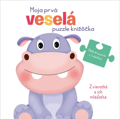 Zdjęcie produktu dla Moja prvá veselá puzzle knižôčka Zvieratká a ich mláďatká