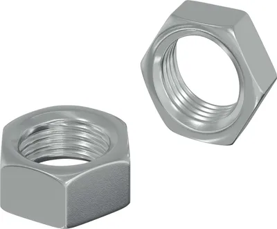 Produktbild von Sechskantmutter 2 pcs Silber M6 Metall