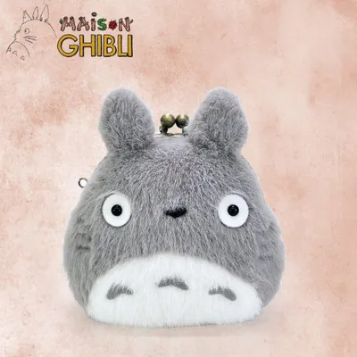 Imagen del producto de Mi vecino Totoro, cartera de peluche, tamaño grande, diseño de Totoro
