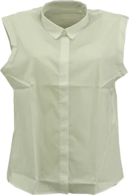 Immagine prodotto di Seidensticker CITY-BLUSE Camicetta da donna senza maniche Kent Slim-Fit Bianco 46