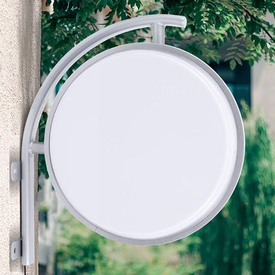 Oboustranný světelný box LED osvětlený nápis nose sign osvětlený nápis round osvětlená reklama pro restaurace, jídelny, obchody, dekorativní světelný box 40cm