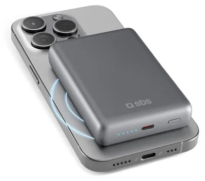 Image de SBS Batterie Externe 10 000 Mah Compatible Magsafe