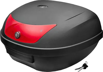Produktbild von Moretti Koffer, MR-726, 48 l, Schwarz, Rot reflektierend