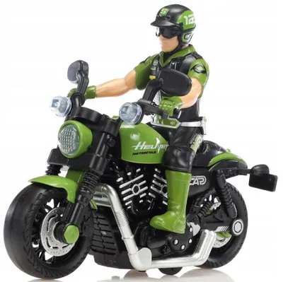 Produktbild von Dromader Motorrad mit Rückzugsmotor, Licht und Sound