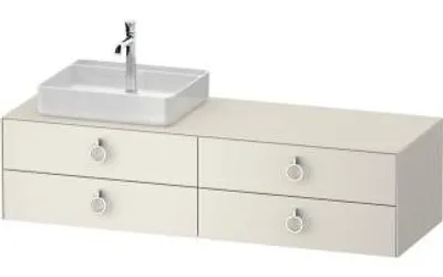 Produktbild von DURAVIT WT4995L39390000 Konsolen-WTU wh White Tulip 550x1600x