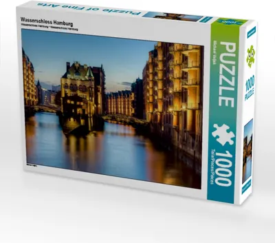 Produktbild von Calvendo Wasserschloss Hamburg 1000 Teile Puzzle quer 640x480mm, Valjak Michael; 7429438