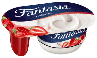 Zdjęcie produktu dla Jogurt Fantasia Kremowy Truskawkowy 118 g