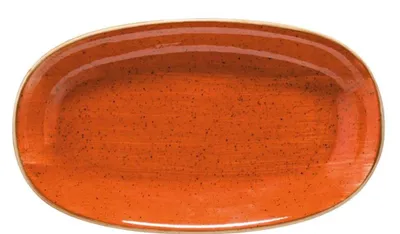 Productafbeelding van Aura Terracotta Gourmet, ovaal serveerbord, 34x19 cm - 6 stuks