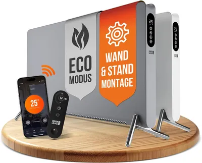 Produktbild von Elektrischer Konvektor, 2000 Watt – Inklusive WLAN und App