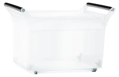 Zdjęcie produktu dla Przezroczysty Kontener Na Kołach 578X379X379Mm