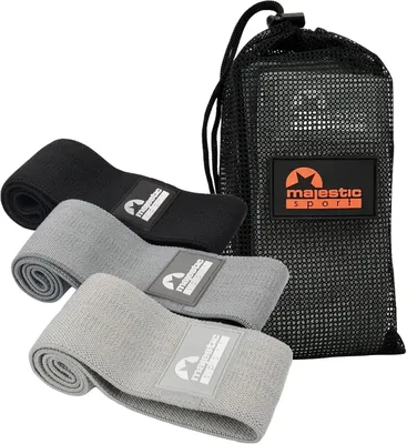 Productafbeelding van Hip Band voor Heupoefeningen - Fitnessriem voor Workouts en Tailletraining - Roze, Medium