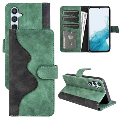 Obrázek produktu pro Pro Samsung Galaxy A54 5G Design Pouzdro na mobilní telefon Green Synthetic Leather Case Cover
