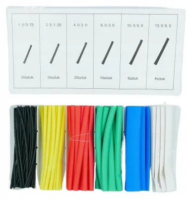 Produktbild von Bunte Schrumpfschläuche, 100 Stück