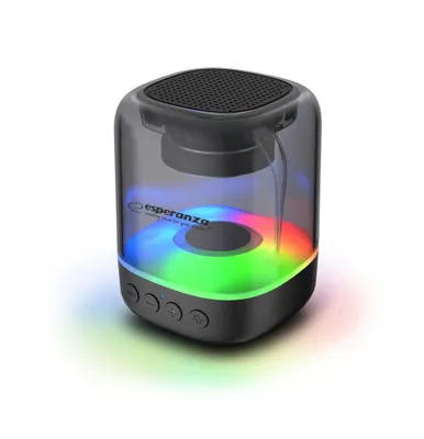 Produktbild von Esperanza EP154 BT FM LED RGB Lautsprecher Schwarz 3W