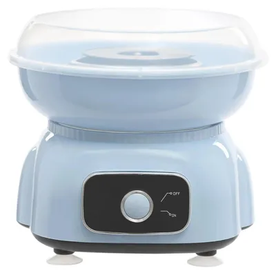 Immagine prodotto di Set macchina per zucchero filato - Elettrica 550 W - Alta efficienza - Acciaio inossidabile per uso alimentare, PP/ABS - Per compleanni e feste - Blu