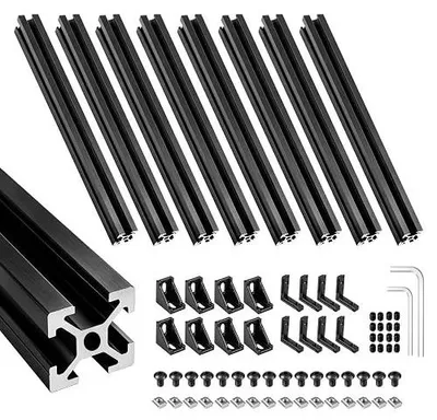 Zdjęcie produktu dla Profil aluminiowy 20X20 mm 300 zestaw 8 szt do drukarki DIY