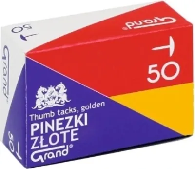 Obrázok produktu pre Drevené Zlaté Pinieky, 50 kusov