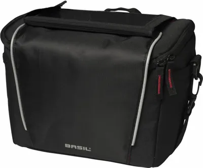 Produktbild von Basil 17744 Torba na kierownicę Sport Design, z adapterem, 7 litrów, czarna