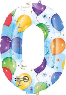 Produktbild von Amscan 2824301, Spielzeugballon, Folie, 5 Stück(e)