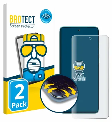 Produktbild von 2x BROTECT Fullscreen Schutzfolie für Motorola Edge 60 Fusion Displayschutz Folie Fullcover Matt Entspiegelungsfolie