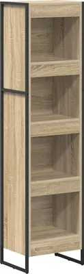 Image de Étagère vidaXL Sonoma 40 x 30 x 155 cm en bois aggloméré