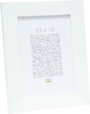 Obrázok produktu pre Deknudt plastový fotorámeček S42P jasně bílý 18x24 cm