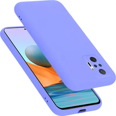 Produktbild von Cadorabo Schutzhülle für Xiaomi RedMi NOTE 10 PRO Hülle in Lila Handyhülle Case Cover TPU Etui