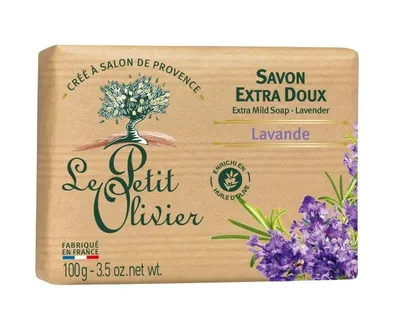 Obrázok produktu pre Le Petit Olivier Extra jemné mydlo - Levanduľa, 100g