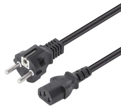 Produktbild von Manhattan Stromkabel CEE7/7 auf IEC C13, 5 m, H05VV-F3G, 250 V