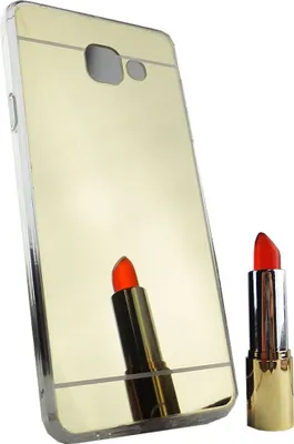 Produktbild von Samsung Galaxy A7 2016 Handy Hülle Spiegel Mirror Soft-Case Schutz-Cover Gold