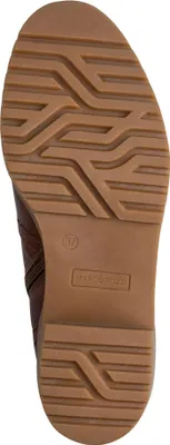 Produktbild von MARCO TOZZI Damen Stiefelette Blockabsatz Zierschnalle 2-25403-45, Größe:39 EU, Farbe:Braun
