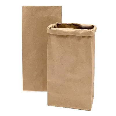 Produktbild von Rico Design Blockbodenbeutel L braun 2 Stück 60 x 28 x 17 cm