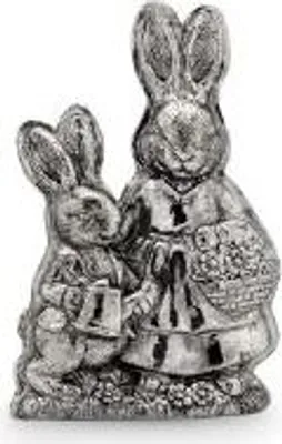 Produktbild von Hase Mama mit Kind Kunststein 11,2 x 4,8 x 16,0cm