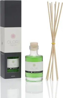 Produktbild von OLORI Raumduft Diffuser mit Stäbchen 100ml (Bergamotte)