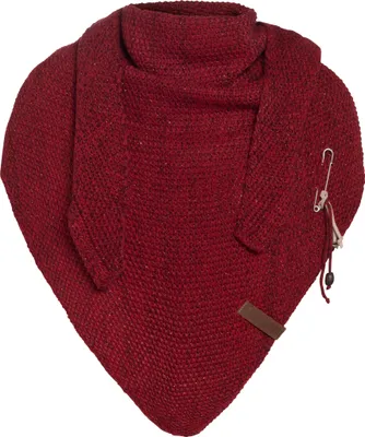 Produktbild von Knit Factory Coco Dreiecksschal Deluxe - Bordeaux - 190x85 cm