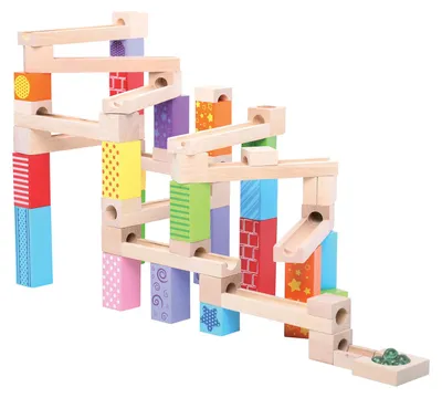 Produktbild von Bigjigs Toys Marble Run, Bausatz, 3 Jahr(e), PVC
