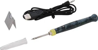 Image de Fer à souder USB Silverline, 8 W, 1 pièce, bleu, 463429