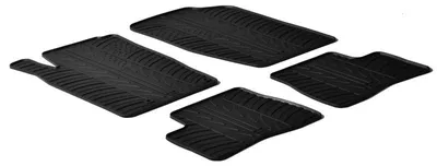 Image de Tapis de sol caoutchouc Gledring Peugeot 206 1998-2012