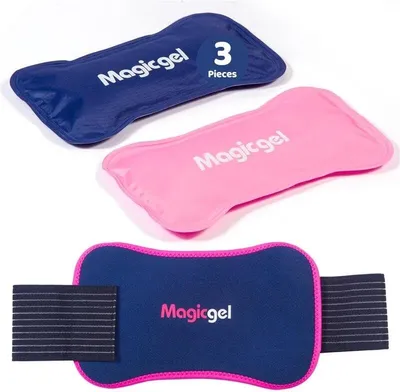 Produktbild von Magic Gel Kühlpads Kühlakkus Set - wiederverwendbares Kühlpack - Kühlakku Gel Kühlpad - flexible Kühlkompresse Coolpack Kühlkissen Kühlbeutel -
