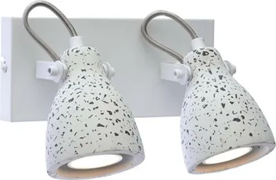 Zdjęcie produktu dla ACA Lighting kinkiet 2XGU10 biały lastryko 23X15X18CM DINO AR1822W23WT