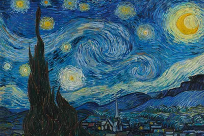 Produktbild von Poster Vincent van Gogh Starry Night 91.5x61cm
