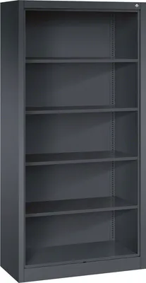 Produktbild von Büroregal mit 4 Einlegeböden Bücherregal Standregal Aktenregal 195x93x40 cm