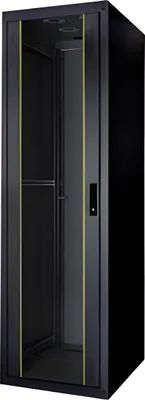 Zdjęcie produktu dla Digitus Szafa sieciowa serii Dynamic Basic - 800x800 mm (WxD), Stojak wolnostojący, 42U, 600 kg, Czarny