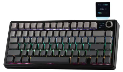 Obrázok produktu pre Mechanická bezdrôtová klávesnica – 75% rozloženie kláves QWERTY (americké), – RGB podsvietenie – výmena spínačov bez potreby pájacieho prístroja