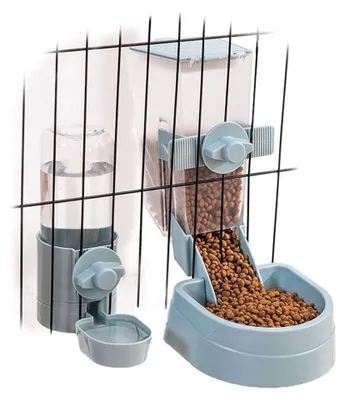 Produktbild von Solidchoice – Futter- und Wasserflaschen-Set für kleine Haustiere