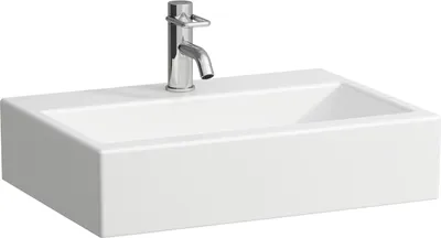 Produktbild von LAUFEN Living City Waschtisch-Schale, 1 Hahnloch, 600x425, weiß, H8114320001111