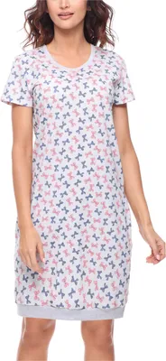 Image de Chemise de nuit pour femme Merry Style MS10-184 (nœud chiné, taille S)