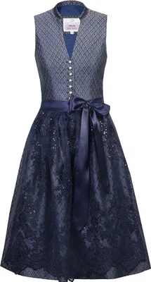 Produktbild von Dirndl Viola 58er Länge dunkelblau 32