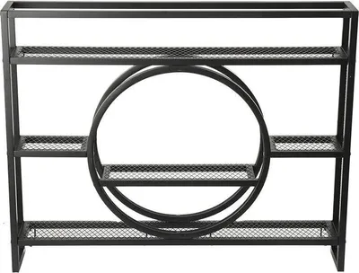 Productafbeelding van Wijnrek, modern design, wandmontage, 120x15x80 cm